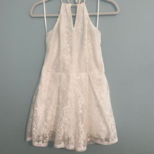 White Lace Hollister Romper
